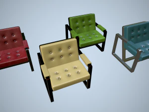 sedie a sdraio Modello 3D