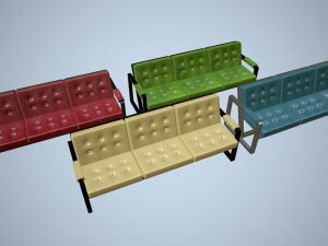 lounge sofa Modello 3D