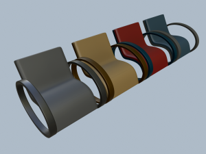 rocking chairs Model 3D