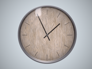 wall clock 3Dモデル