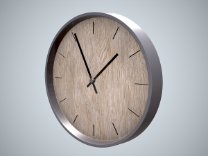 wall clock 3Dモデル