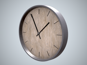 wall clock 3Dモデル