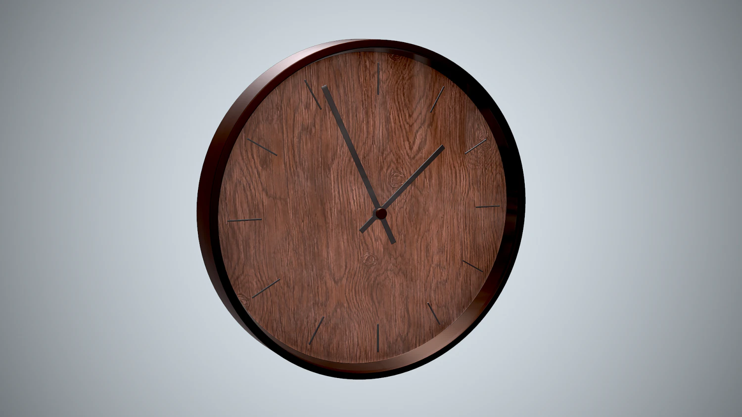 wall clock 3D Model .c4d .max .obj .3ds .fbx .stl .blend