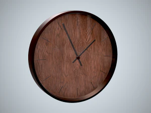 zegar ścienny Model 3D
