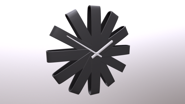 wall clock Model 3D .c4d .max .obj .3ds .fbx .stl .blend 