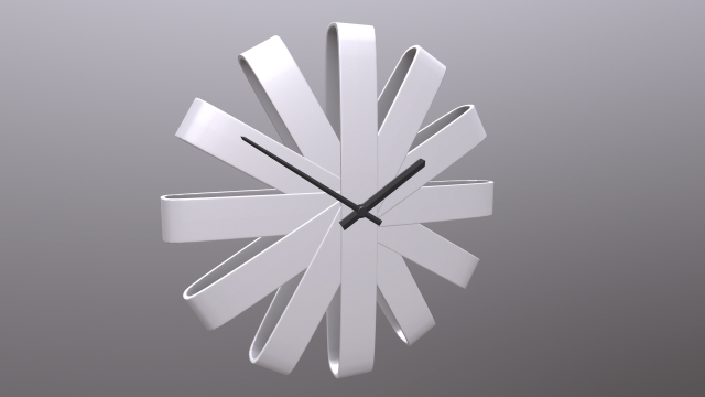 wall clock 3D 模型 .c4d .max .obj .3ds .fbx .stl .blend 