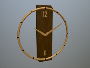 wall clock 3D मॉडल
