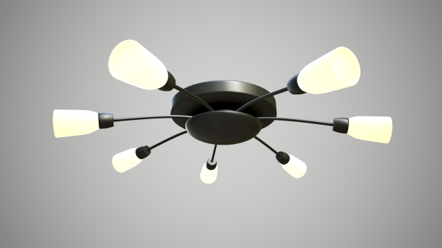chandelier 3D 모델 .c4d .max .obj .3ds .fbx .stl .blend 