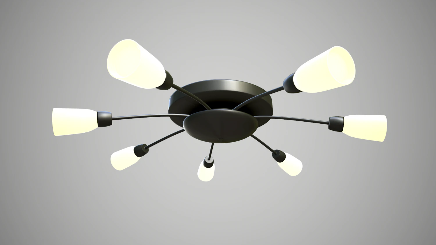 chandelier 3D Model .c4d .max .obj .3ds .fbx .stl .blend 