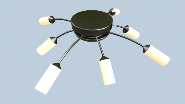 chandelier 3D 모델 .c4d .max .obj .3ds .fbx .stl .blend 