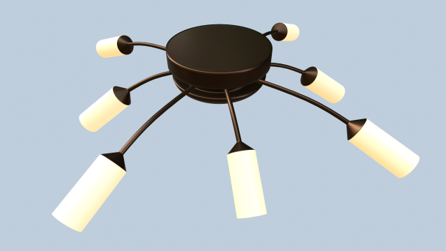 chandelier Modelo 3D .c4d .max .obj .3ds .fbx .stl .blend 