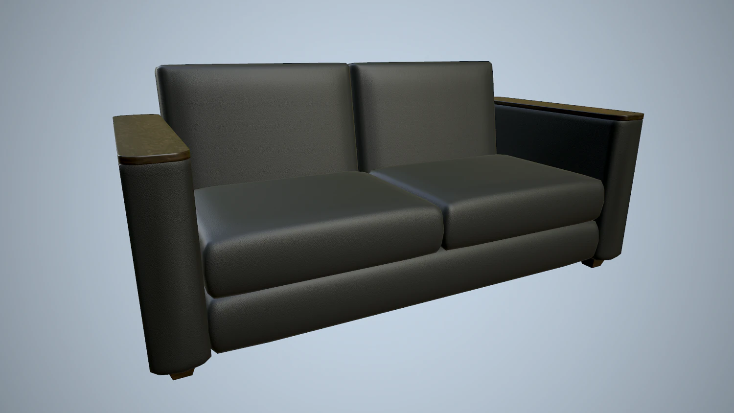 leather sofa 3D Model .c4d .max .obj .3ds .fbx .stl .blend 