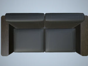 leather sofa 3D Model