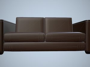 leather sofa and chair 3Dモデル