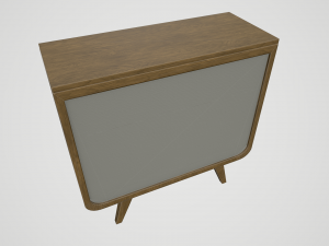 cabinet with print 3D मॉडल