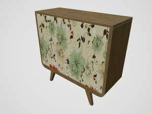 cabinet with print 3D 모델