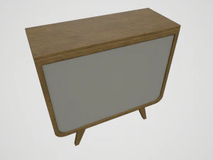 cabinet with print 3D Model