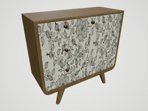 cabinet with print Modelo 3D