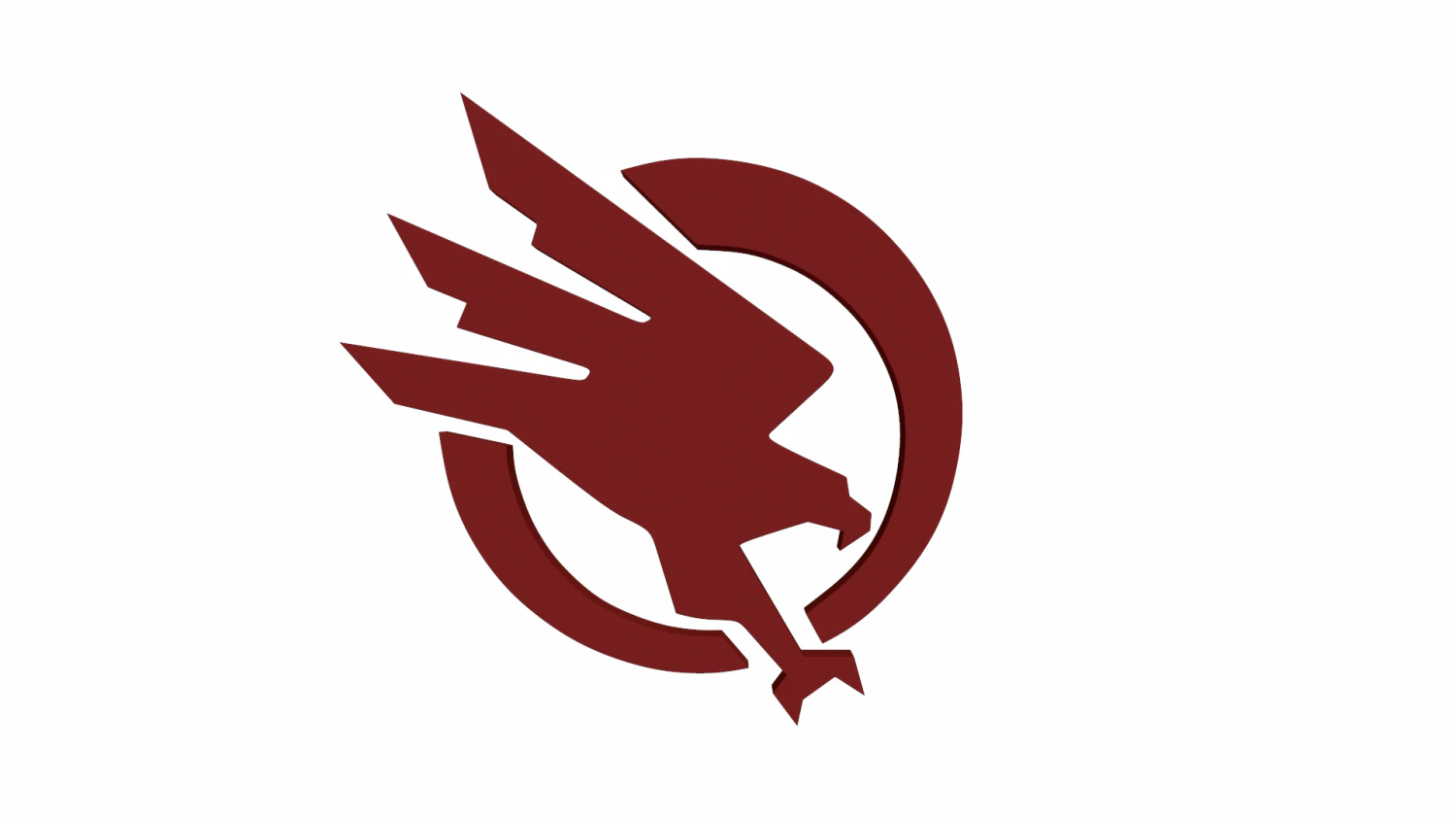 eagle emblem 3D Print Model .c4d .max .obj .3ds .fbx .stl .blend