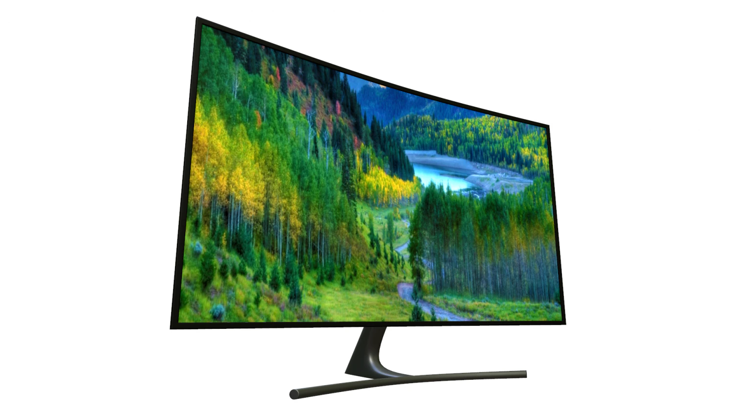 televis&atilde;o lcd Modelo 3D .c4d .max .obj .3ds .fbx .stl .blend 