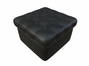 leather pouf sofa Modèle 3D