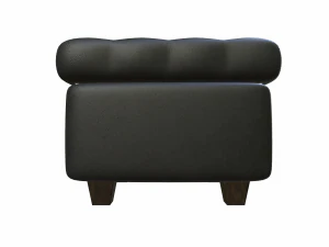 leather pouf sofa 3D Model