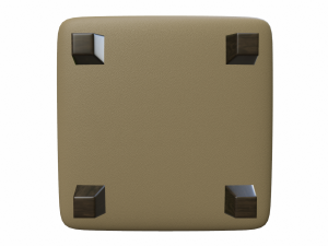 leather pouf sofa Modelo 3D