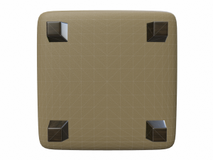 leather pouf sofa Modelo 3D