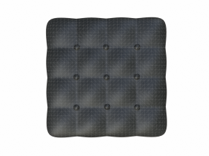 leather pouf sofa pack Modèle 3D
