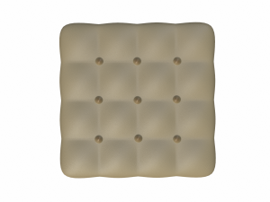 leather pouf sofa pack Modèle 3D