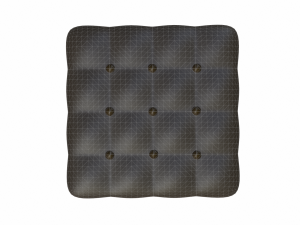 leather pouf sofa pack Modèle 3D