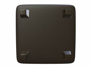 leather pouf sofa pack Modèle 3D
