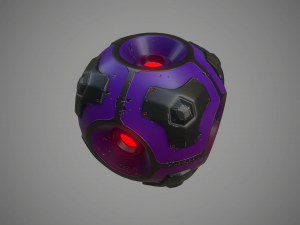 sci-fi energy sphere Model 3D