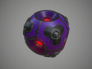 sci-fi energy sphere 3D Model