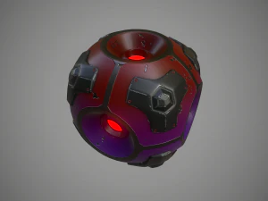 sci-fi energy sphere 3D Model