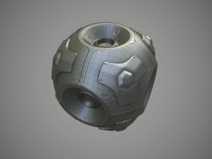 sci-fi energy sphere 3D 模型