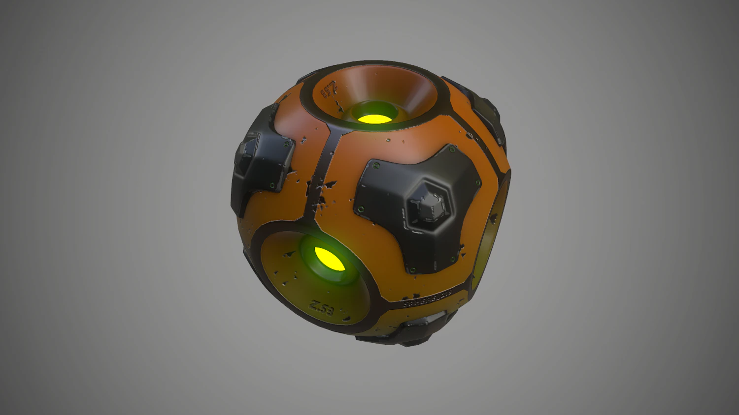 sci-fi energy sphere 3D Model .c4d .max .obj .3ds .fbx .stl .blend