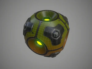 sci-fi energy sphere 3D Model