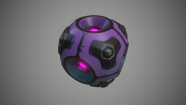 sci-fi energy sphere 3D मॉडल .c4d .max .obj .3ds .fbx .stl .blend 