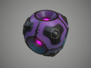 sci-fi energy sphere Model 3D