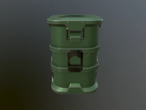 sci-fi vaten 3D Model