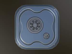 sci-fi barrels 3D 모델