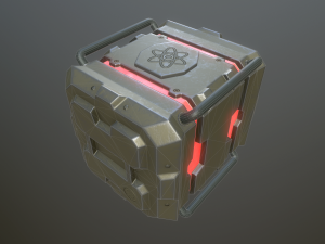 sci-fi boxs Modèle 3D