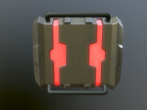 sci-fi boxs Modèle 3D