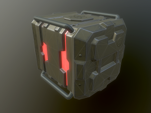 sci-fi boxs Modèle 3D