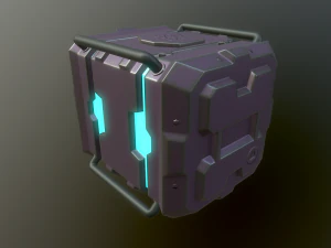 sci-fi boxs 3D Model