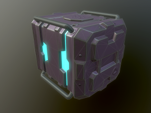 sci-fi boxs Modèle 3D