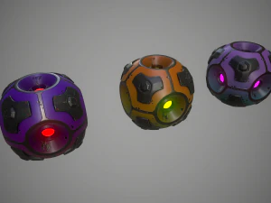 sph&egrave;re &eacute;nerg&eacute;tique de science-fiction Modèle 3D