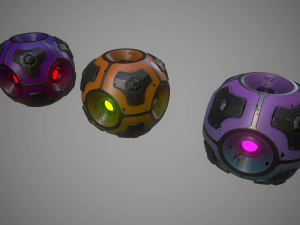sci-fi energy sphere 3D Model