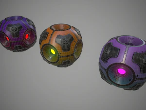 sci-fi energy sphere 3D Model